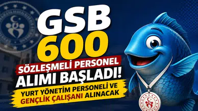 GSB 600 Sözleşmeli Personel Alımı Başladı! Yurt Yönetim Personeli ve Gençlik Çalışanı Alınacak