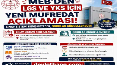 MEB’den LGS ve YKS İçin Yeni Müfredat Açıklaması: Sınav Sistemi Değişmeyecek, Sorular Güncellenecek