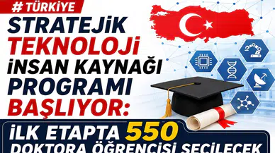 Türkiye Stratejik Teknoloji İnsan Kaynağı Programı Başlıyor: İlk Etapta 550 Doktora Öğrencisi Seçilecek