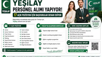 Yeşilay Personel Alımı Yapıyor: 17 Açık Pozisyon İçin Başvurular Devam Ediyor