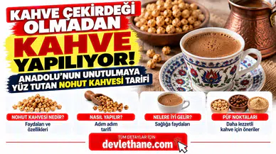 Kahve Çekirdeği Olmadan Kahve Yapılıyor! Anadolu'nun Unutulmaya Yüz Tutan Nohut Kahvesi Tarifi