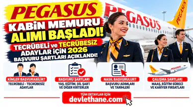 Pegasus Kabin Memuru Alımı Başladı! Tecrübeli ve Tecrübesiz Adaylar İçin 2026 Başvuru Şartları Açıklandı