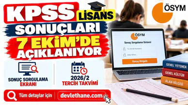 KPSS Lisans Sonuçları 7 Ekim'de Açıklanıyor: Sonuç Sorgulama Ekranı ve 2026/2 Tercih Takvimi