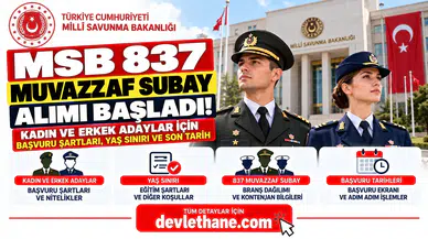 MSB 837 Muvazzaf Subay Alımı Başladı! Kadın ve Erkek Adaylar İçin Başvuru Şartları, Yaş Sınırı ve Son Tarih