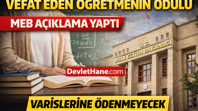 MEB’den Önemli Değerlendirme: Vefat Eden Öğretmenin Başarı Ödülü Ailesine Verilir mi?