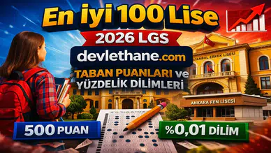LGS En İyi 20 Lise Taban Puanları ve Yüzdelik Dilimleri Açıklandı