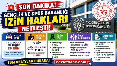 Gençlik ve Spor Bakanlığı Personeline Yeni İzin Hakları! Tüm Detaylar Açıklandı