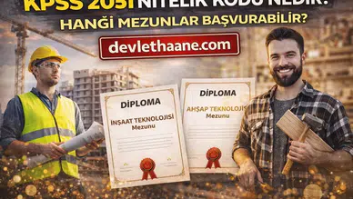 KPSS 2051 Nitelik Kodu Nedir Hangi Mezunlar Başvurabilir