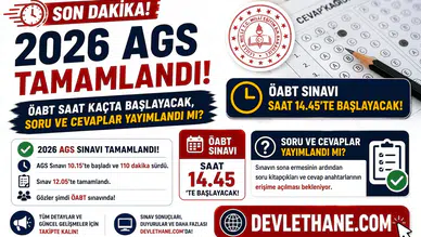 2026 AGS Tamamlandı! ÖABT Saat Kaçta Başlayacak, Soru ve Cevaplar Yayımlandı mı?