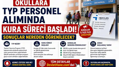 Okullara TYP Personel Alımında Kura Süreci Başladı: Sonuçlar Nereden Öğrenilecek?