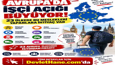 Avrupa’da İşçi Açığı Büyüyor! 23 Ülkede Bu Meslekleri Yapanlara İhtiyaç Var