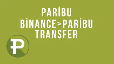 Binance'den Paribu'ya Coin Transferi