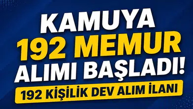 Kamuya 192 Memur Alımı Başladı! SGK, MSB ve YÖK Personel Alımı Detayları