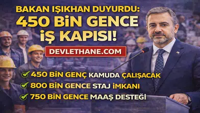 Bakan Işıkhan Duyurdu: 450 Bin Gence İş Kapısı! GÜÇ Programı ile Büyük İstihdam Hamlesi
