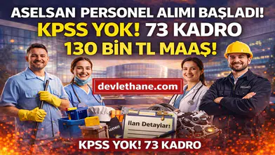 ASELSAN KPSS’siz Alım Yapıyor! İşte Tüm Kadrolar ve Şartlar