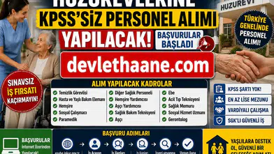 Huzurevlerine KPSS’siz Personel Alımı Başladı: Temizlik Görevlisi, Hemşire ve Bakım Personeli Alınacak