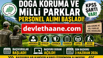 Doğa Koruma ve Milli Parklar Personel Alımı Başvuruları Başladı: KPSS Şartı ve Başvuru Detayları Açıklandı
