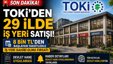 TOKİ'den 29 İlde İş Yeri Satışı! 8 Bin TL'den Başlayan Taksitlerle İş Yeri Sahibi Olma Fırsatı