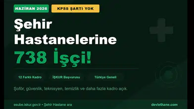Haziran Müjdesi: Şehir Hastanelerine KPSS Şartı Olmadan 738 İşçi Alınıyor