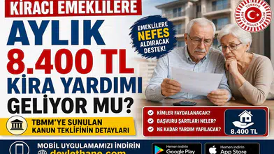 Kiracı Emeklilere Aylık 8.400 TL Kira Yardımı Geliyor mu? TBMM’ye Sunulan Kanun Teklifinin Detayları