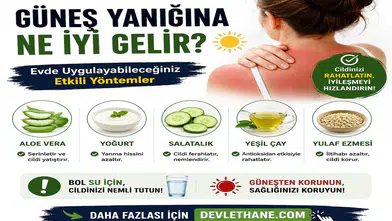 Güneş Yanığına Ne İyi Gelir? Evde Uygulanabilecek Etkili Yöntemler ve Dikkat Edilmesi Gerekenler