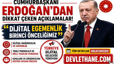 Cumhurbaşkanı Erdoğan’dan Dikkat Çeken Açıklamalar: “Dijital Egemenlik Birinci Önceliğimiz”