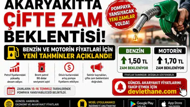 Akaryakıtta Çifte Zam Beklentisi! Benzin ve Motorin Fiyatları İçin Yeni Tahminler