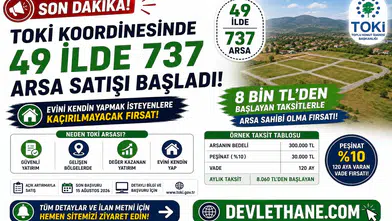 TOKİ Koordinesinde 49 İlde 737 Arsa Satışı Başladı! 8 Bin TL’den Başlayan Taksitlerle Evini Yapmak İsteyenlere Fırsat