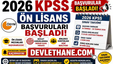 2026 KPSS Ön Lisans Başvuruları Başladı! Son Başvuru Tarihi ve Sınav Takvimi Açıklandı