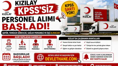 Kızılay KPSS'siz Personel Alımı Başladı! Şoför, Temizlik Görevlisi, Sağlık Personeli ve İşçi Alınacak