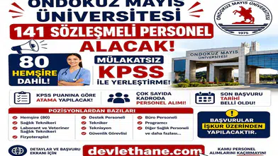 Ondokuz Mayıs Üniversitesi 141 Sözleşmeli Personel Alacak: 80 Hemşire Dahil Mülakatsız KPSS ile Yerleştirme