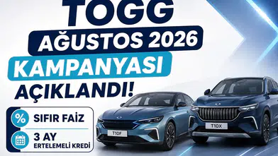 Togg Ağustos 2026 Kampanyası Açıklandı! T10F ve T10X İçin Sıfır Faiz ile 3 Ay Ertelemeli Kredi Seçenekleri