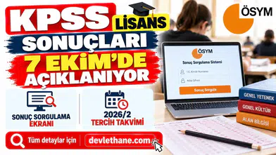KPSS Lisans Sonuçları 7 Ekim'de Açıklanıyor: Sonuç Sorgulama Ekranı ve 2026/2 Tercih Takvimi