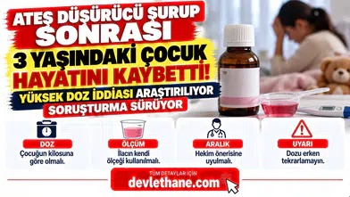 Ateş Düşürücü Şurup Sonrası 3 Yaşındaki Çocuk Hayatını Kaybetti! Ailelere Kritik Uyarı