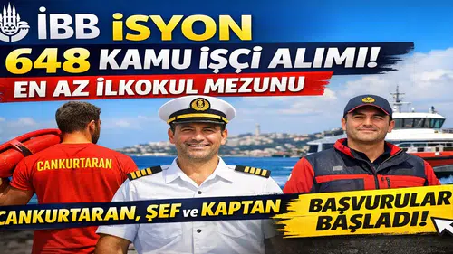 İBB İSYÖN 648 Kamu İşçi Alımı Yapacak! En Az İlkokul Mezunu Şartı Dikkat Çekti