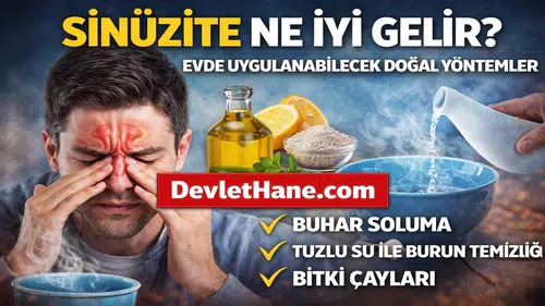 Sinüzite Ne İyi Gelir? Evde Uygulanabilecek Doğal Yöntemler ve Uzman Önerileri