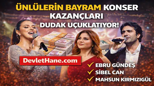 Bayram Konserlerinde Servet! Ünlü Sanatçıların Kazançları Ortaya Çıktı