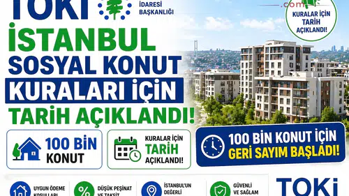 TOKİ İstanbul Sosyal Konut Kuraları İçin Tarih Açıklandı! 100 Bin Konut İçin Geri Sayım Başladı