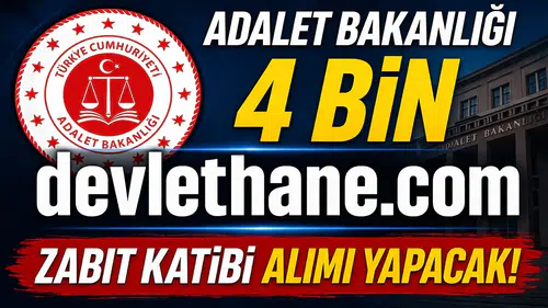 Adalet Bakanlığı 4 Bin Zabıt Katibi Alımı Yapacak! KPSS ve Klavye Şartı Detayları Açıklandı