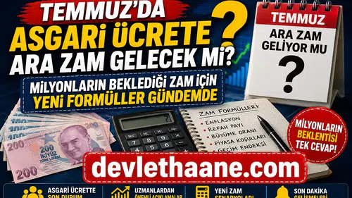 Temmuz’da Asgari Ücrete Ara Zam Gelecek Mi? Milyonların Beklediği Zam İçin Yeni Formüller Gündemde