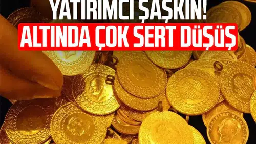 Altın Fiyatları Resmen Çakıldı! Gram Altında Sert Düşüş: Yatırımcı Şaşkın