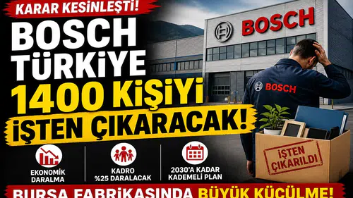 Bosch Türkiye’den Kritik Karar: 1.400 Kişi İşten Çıkarılacak