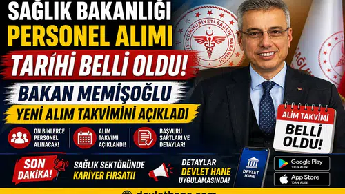 Sağlık Bakanlığı Personel Alımı Tarihi Belli Oldu! Bakan Memişoğlu Yeni Alım Takvimini Açıkladı