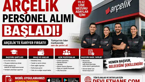 Arçelik Personel Alımı Başladı! En Az Lise Mezunu Adaylar İçin İş İlanları Yayımlandı: Maaş, Haklar ve Başvuru Şartları