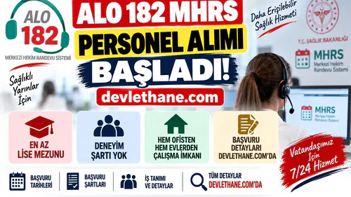 ALO 182 MHRS Personel Alımı Başladı: Lise Mezunu ve Deneyimsiz Adaylar Başvurabiliyor