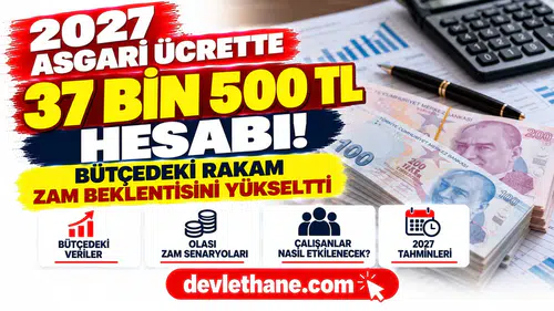 2027 Asgari Ücrette 37 Bin 500 TL Hesabı! Bütçedeki Rakam Zam Beklentisini Yükseltti