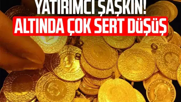 Altın Fiyatları Resmen Çakıldı! Gram Altında Sert Düşüş: Yatırımcı Şaşkın