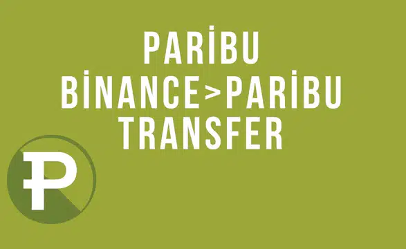 Binance'den Paribu'ya Coin Transferi