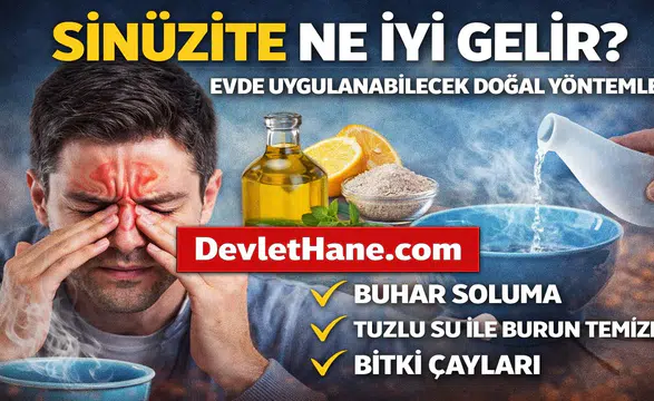 Sinüzite Ne İyi Gelir? Evde Uygulanabilecek Doğal Yöntemler ve Uzman Önerileri