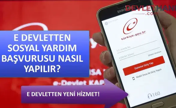 E-Devlet Maddi Yardım Başvurusu ve Başvuru Formu